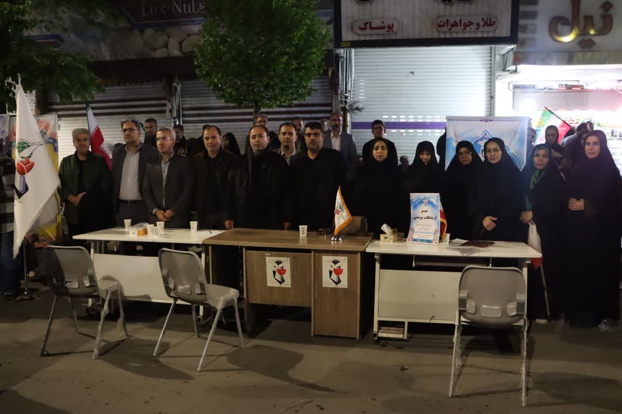 میز ارتباطات بنیاد شهید و امورایثارگران آذربایجان غربی در شصت و ششمین شب اجتماعات شبانه ایران قوی