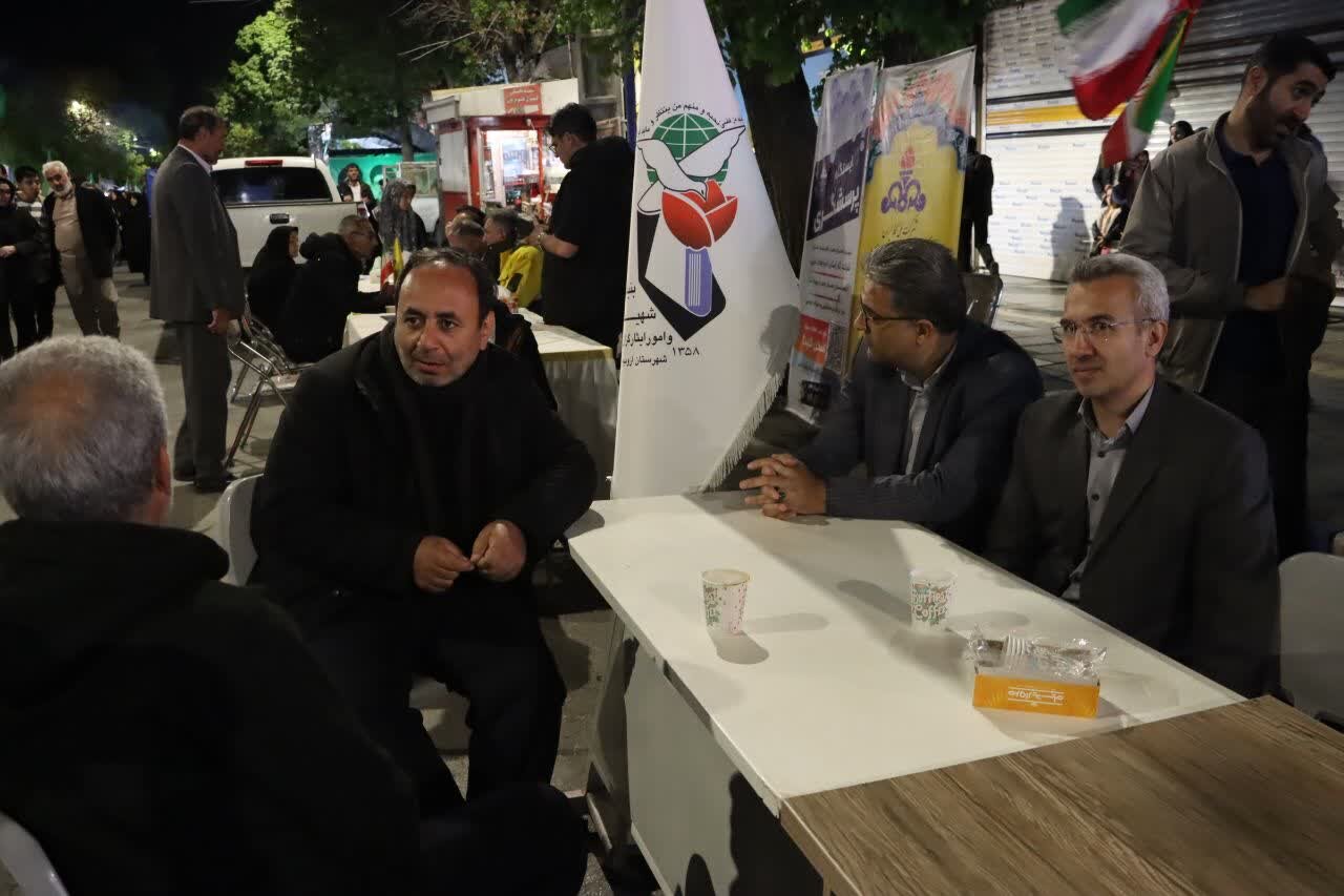 میز ارتباطات بنیاد شهید و امورایثارگران آذربایجان غربی در شصت و ششمین شب اجتماعات شبانه ایران قوی