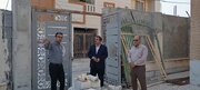 بازدید مدیرکل بنیاد شهید بوشهر از پروژه مرمت آرامگاه شهید آیت عاشوری در شهر چغادک
