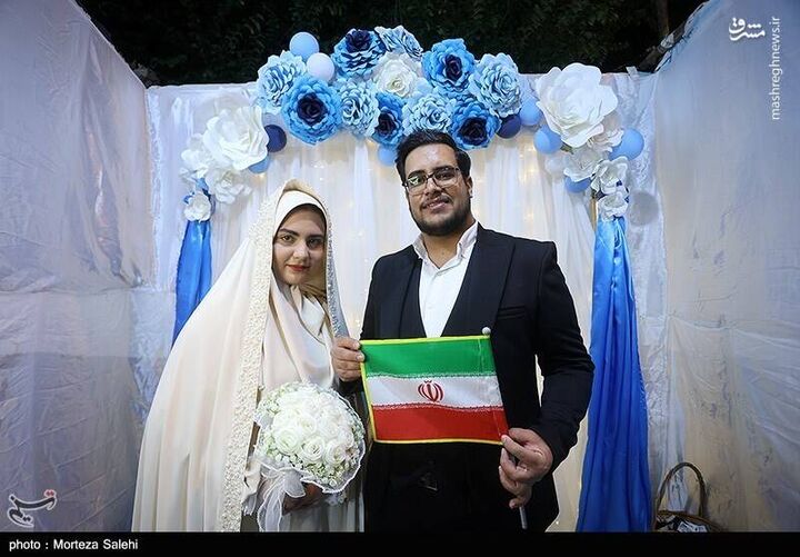 عکس/ جشن ازدواج زوج‌های جان‌فدا در سراسر کشور