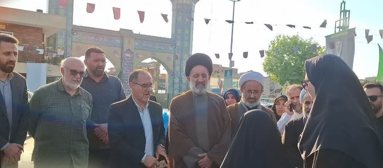 حضور نماینده ولی فقیه در سازمان بنیاد شهید کشور در بقعه متبرکه امامزاده ابراهیم (ع)