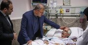 دیدار معاون فرهنگی و آموزشی بنیاد با جانباز حسین اسرافیلی