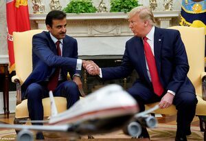 تماس تلفنی امیر قطر با ترامپ