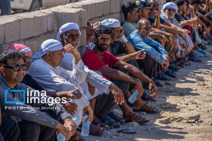 تشییع پیکر شهید «زید ماهیگیرلارکی»