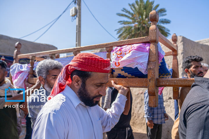تشییع پیکر شهید «زید ماهیگیرلارکی»