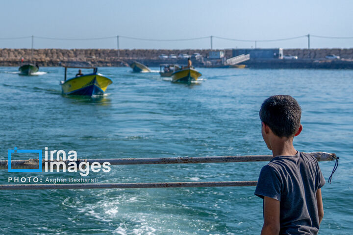 تشییع پیکر شهید «زید ماهیگیرلارکی»