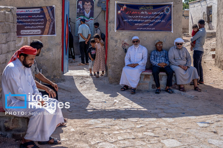 تشییع پیکر شهید «زید ماهیگیرلارکی»