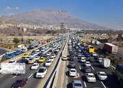 ترافیک خودرویی در کندوان و هراز سنگین است
