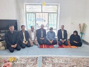 دیدار مسئولان ایلام با خانواده معظم شهیدان رحیمی و خنجری در ماژین