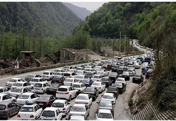ترافیک سنگین در محور هراز و ورودی‌های تهران