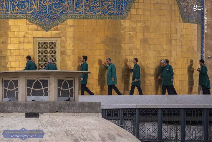 عکس/ حرم رضوی بوی سامرا گرفت