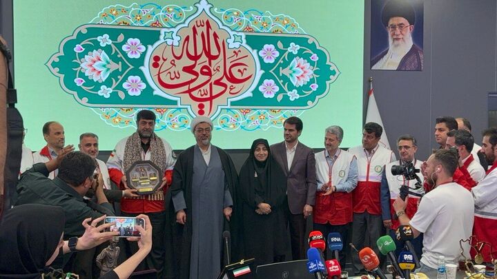 برگزاری مراسم تقدیر جامعه ورزش از جمعیت هلال احمر