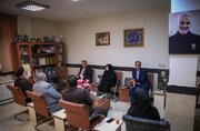 دیدار سلیمانی با رئیس شورای هماهنگی تبلیغات اسلامی شهرستان ورامین