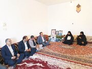 دیدار استاندار ایلام با خانواده‌های معظم شهدای «جنگ رمضان» در دهلران