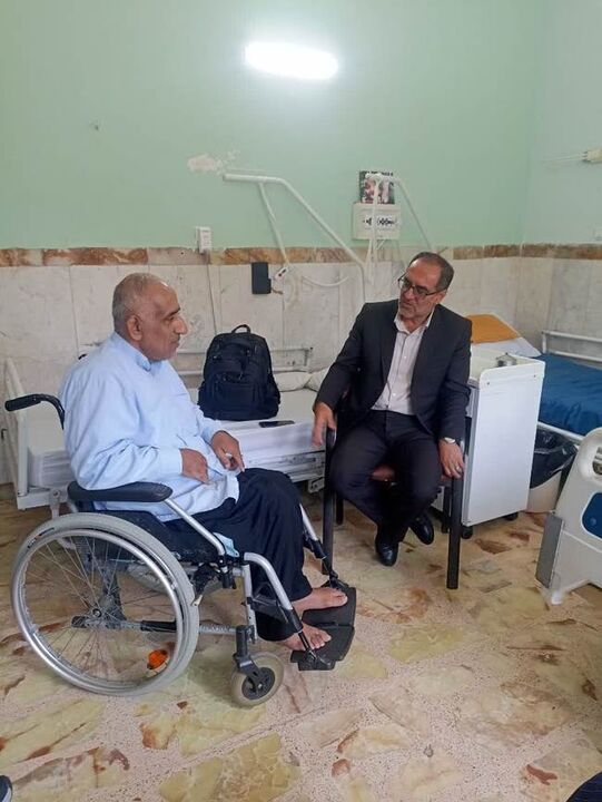 دیدار مدیرکل بنیاد مازندران با جانبازان نخاعی استان