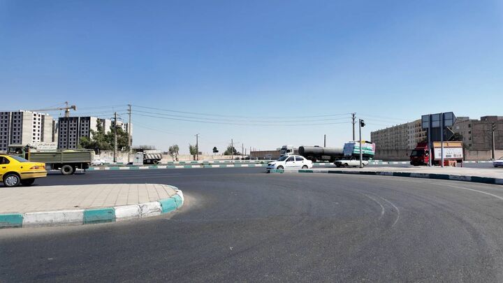 ایمن‌سازی دوربرگردان حادثه‌خیز محور بزرگراهی سعیدی در جنوب شهر