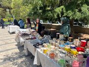 نمایش دست آفریده‌های بانوان کارآفرین در بوستان سلامت منطقه ۲