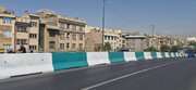 رنگ آمیزی جداول در محورهای بزرگراهی منطقه۸
