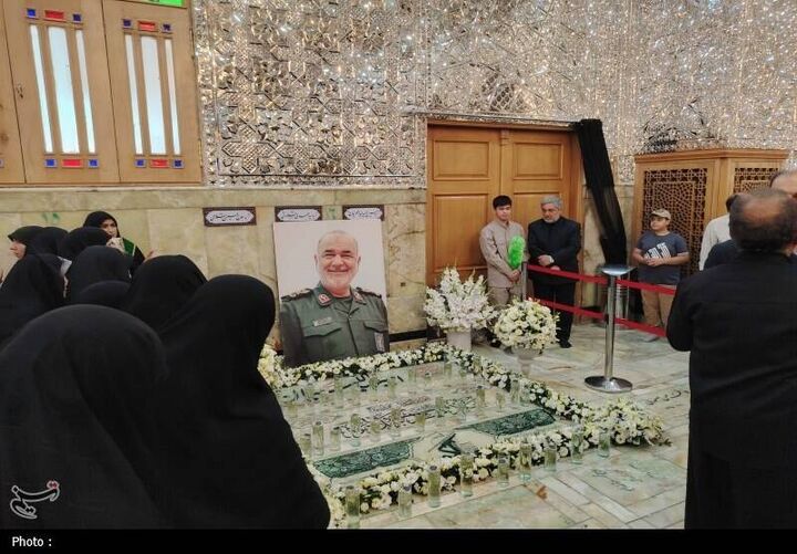 مراسم نخستین سالگرد شهادت سپهبد سلامی
