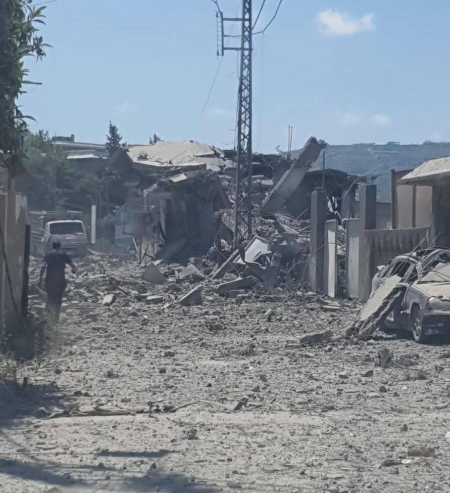 لبنان زیر باران آتش