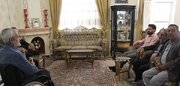 دیدار مدیرکل بنیاد شهید کرمان با جانبازان ۷۰ درصد و خانواده‌ شهدا