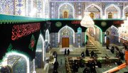 عکس/ حرم امام حسین(ع) سیاهپوش شد