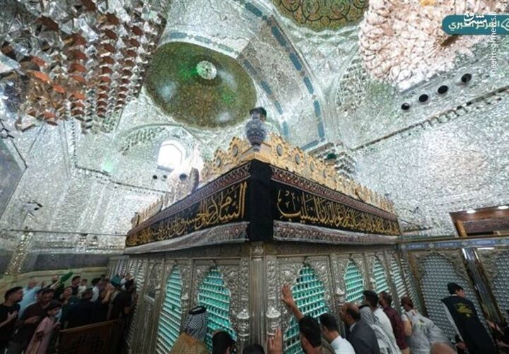 عکس/ حرمین کاظمین به استقبال محرم رفت