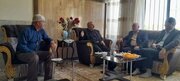 دیدار مدیرکل بنیاد شهید اصفهان از جانباز ۷۰ درصد شهرستان فریدن