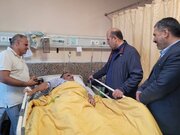 عیادت از جانباز سرافراز جنگ تحمیلی