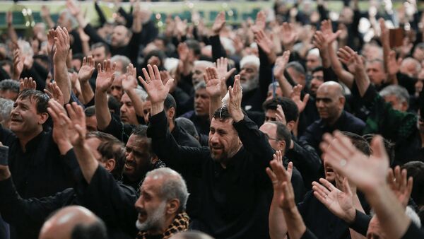 حرم امام رضا(ع) به استقبال محرم رفت+فیلم