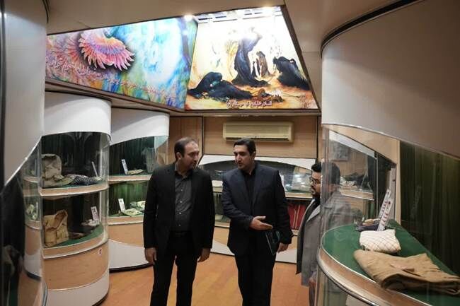 بازدید مدیرکل دفتر دانش‌پژوهان و تشکل‌های شاهد و ایثارگر بنیاد شهید از موزه شهدای گیلان