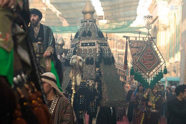 عکس/ ورود نمادین کاروان امام حسین(ع) به کربلا