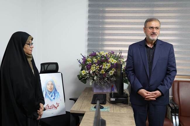 حضور معاون فرهنگی و سرپرست اداره کل روابط عمومی بنیاد شهید در خبرگزاری دفاع مقدس