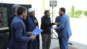 از اساتیدی که در «جنگ رمضان» موکب‌دار شدند، تجلیل شد