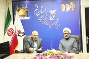 توسعه خدمات درمانی و بیمه‌ای به ایثارگران در دیدار مدیرعامل بیمه دی با مدیرکل بنیاد شهید قم