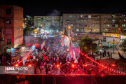 عزاداری شب هشتم محرم در شهرک عرب‌ها ـ مشهد