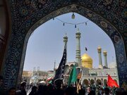 حال و هوای حرم مطهر بانوی کرامت در روز تاسوعا