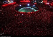 عزاداری شام غریبان حسینی در میدان انقلاب