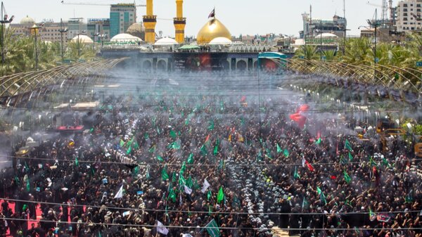 عراق: حضور زائران کربلا در روز عاشورا رکورد زد