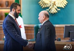 دیدار فواد حسین با جولانی در دمشق