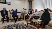 دیدار رئیس بنیاد شهید با خانواده شهدای جنگ رمضان در شهریار