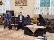 دیدار رئیس بنیاد شهید با خانواده شهیدان دباغ‌زاده