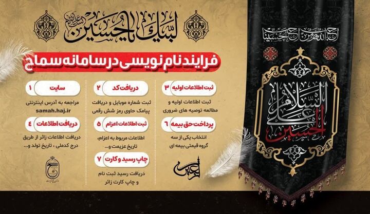 آغاز ثبت‌نام زائران اربعین در سامانه سماح