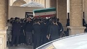 ورود پیکر مطهر رهبر شهید انقلاب به مصلی تهران