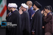 مراسم ادای احترام به پیکر رهبر شهید انقلاب