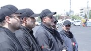 بازدید مدیران بنیاد شهید از محل مراسم وداع با رهبر شهید انقلاب
