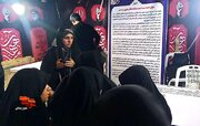 مزین شدن غرفه‌های پردیس سلام شهید به طرح «موکب سلام رهبر شهید»