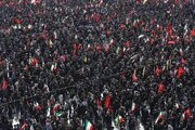 وداع تاریخی مردم با پیکر مطهر رهبر شهید در مصلای تهران