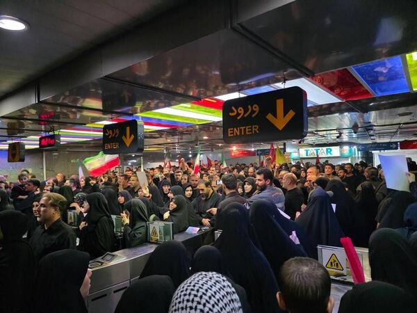 بیش از ۳ میلیون سفر در مترو تا ساعت ۹ صبح امروز
