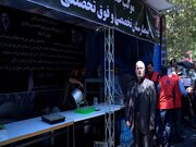 خدمت‌رسانی درمانی و رفاهی بیمارستان ساسان به زائران مراسم تشییع رهبر شهید